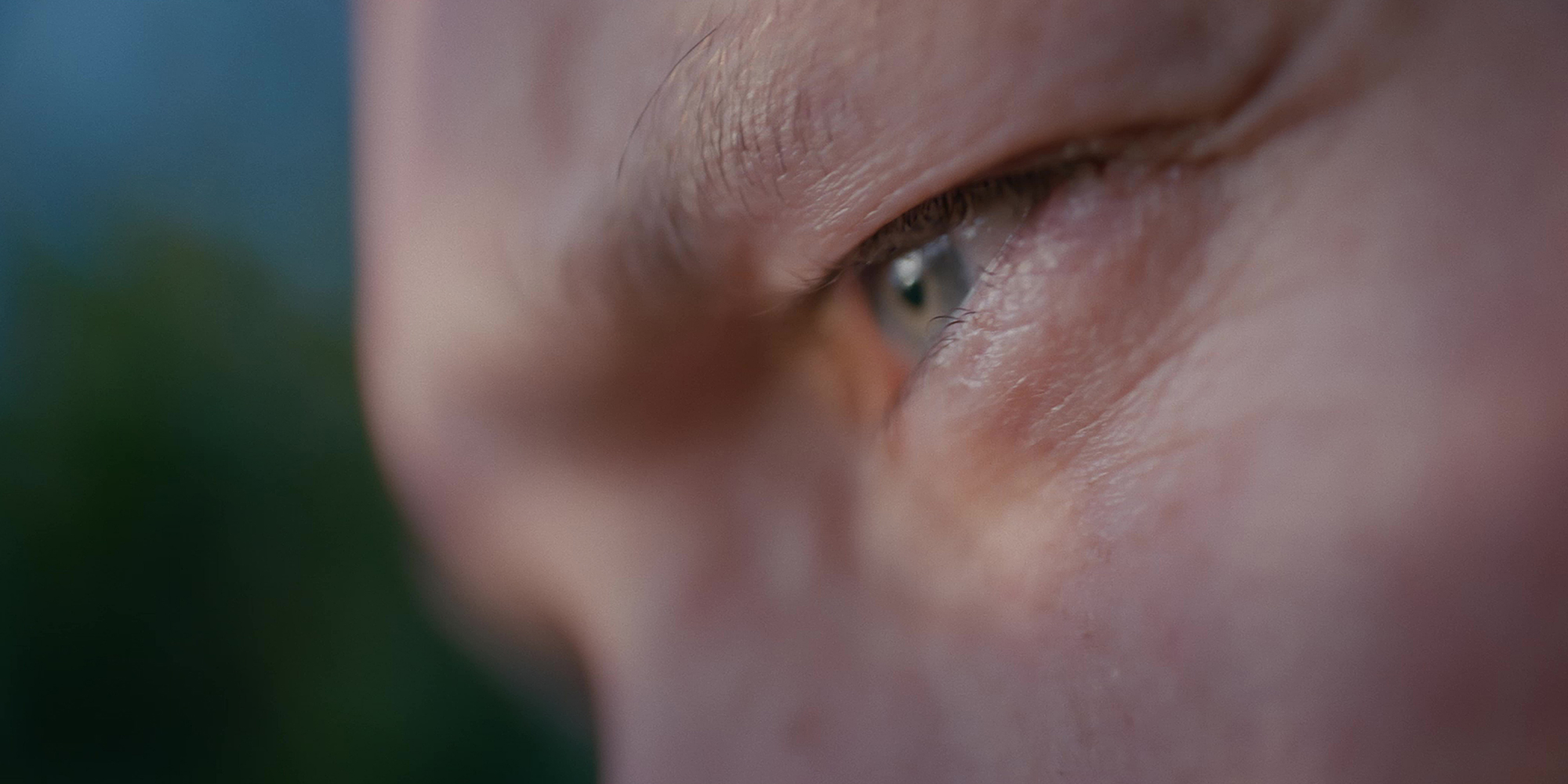 zbliżenie na oko mężczyzny